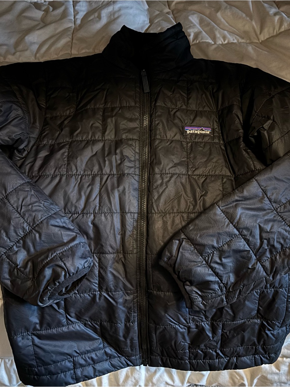 Patagonia Black Quilted Puffer Jacket